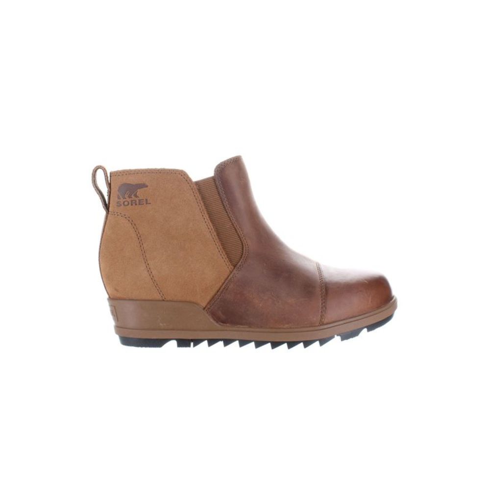 SOREL Womens Evie Velvet Tan Chelsea Boots Size 8 Medium (B, M)